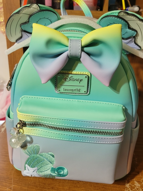 Loungefly Handbags - Price Is Firm. Loungefly Minnie Mouse ombre mermaid pastel mini backpack. Nwt
